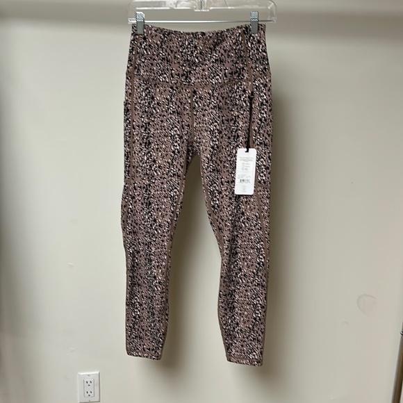 Varley let’s go pocket legging 25” 2.0 mauve mix speckle animal